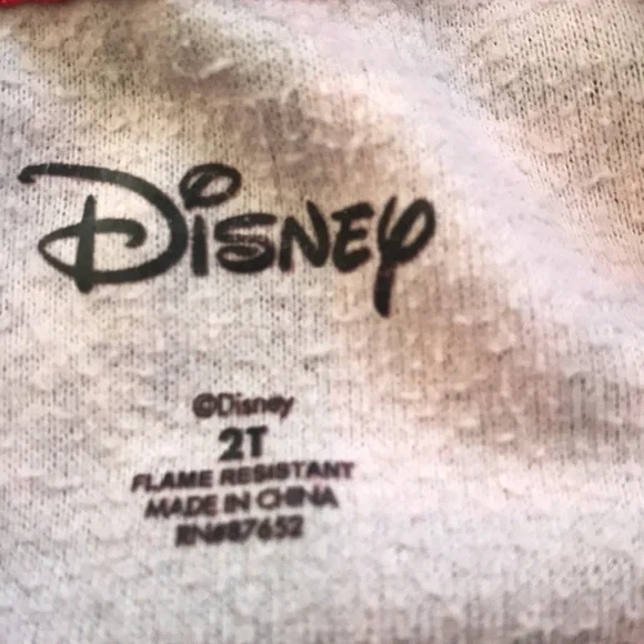 Disney Red and Black Mickey Mouse Kids Nightgown - Picture 2 of 6